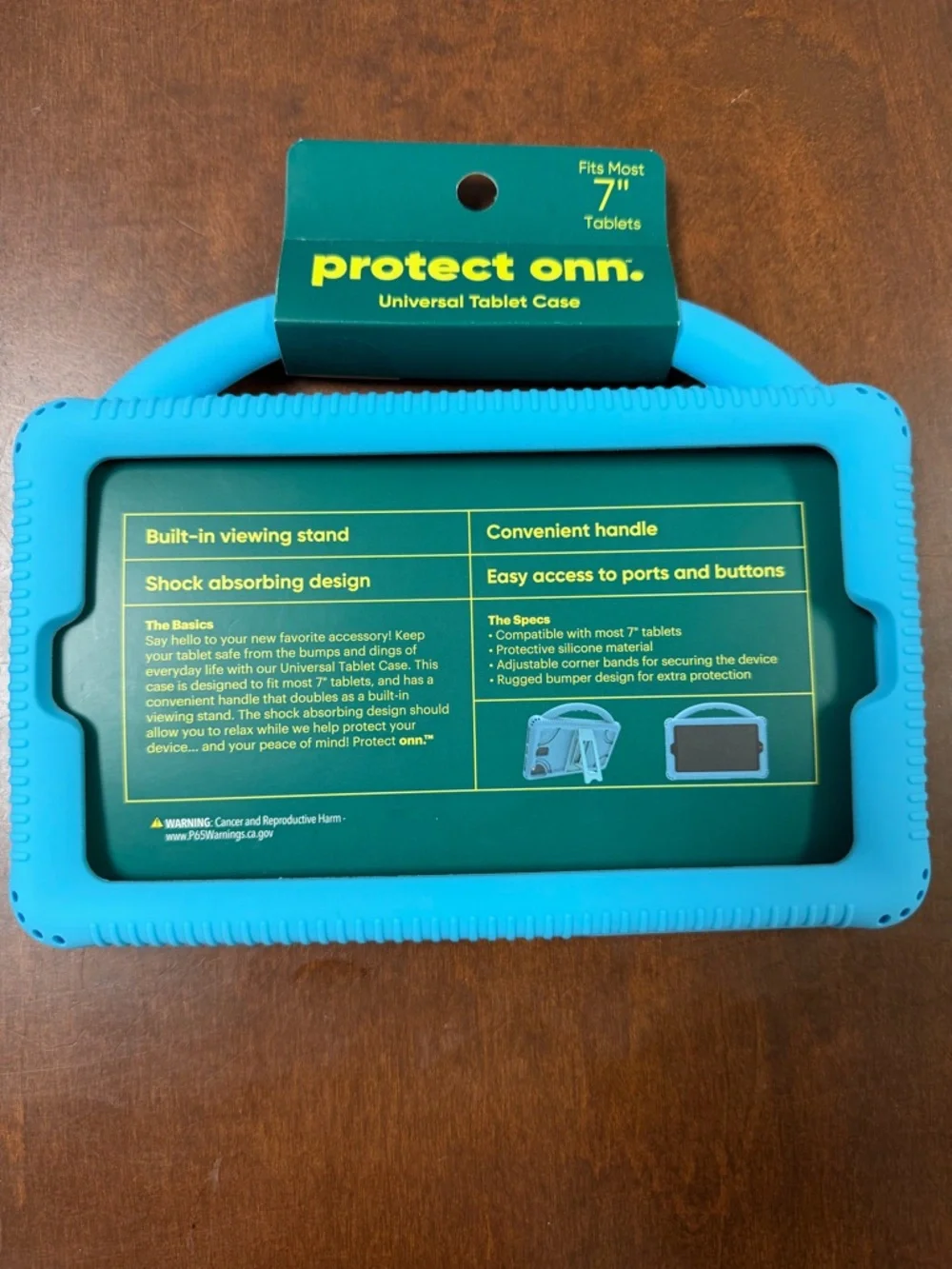 Protect onn. Universal Tablet Case - Blue - Fits Most 7